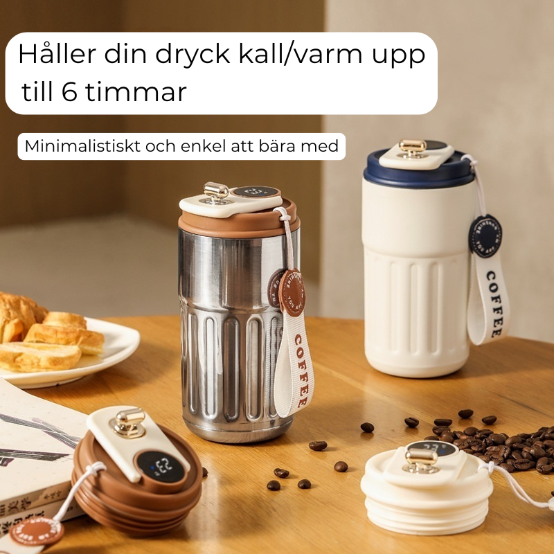 Digital termos för varmt och kallt 405ml